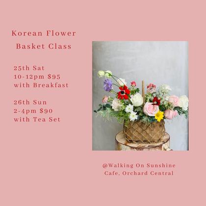 Korean Flower Basket class