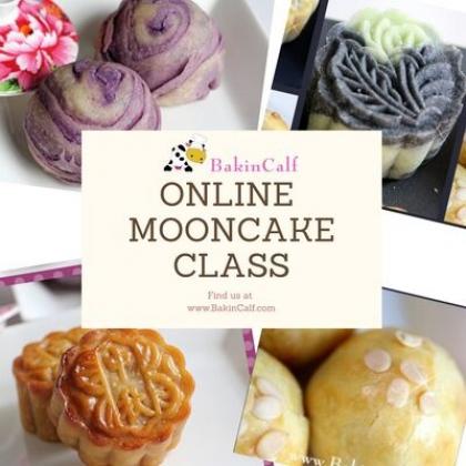 Traditional & Flaky Swirl Mooncake LIVE ZOOM Baking Class