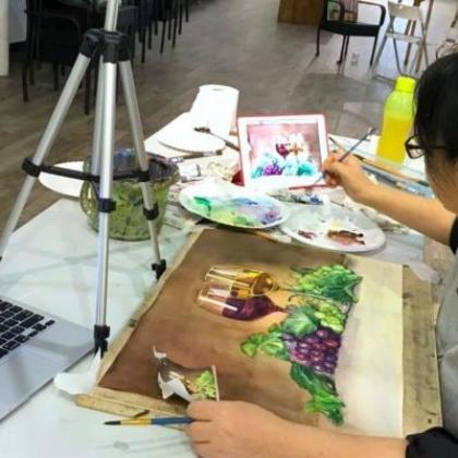 Professional Watercolour Painting (Still-life, Floral painting)