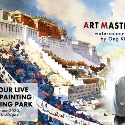 Art Master Series – Watercolour Live Landscape Watercolour Painting with Ong Kim Seng