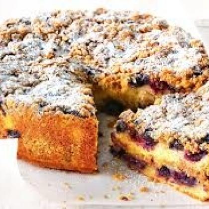 Blueberry Crumble with Cheese Layer Cake LIVE ZOOM Baking Class