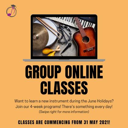 ENDED - Live Online June Holiday Classes (Small Group Format!)