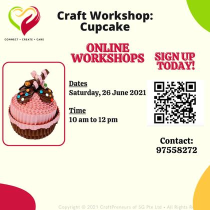 Online Cupcake Craft Workshop _ June 2021