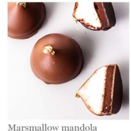 Marshmallow mandola confectionery