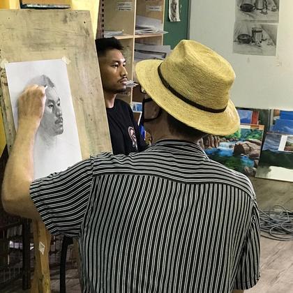 Portrait Drawing Workshop with Artist Guidance