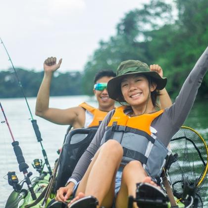 Kayak Fishing with Expert Guide | Explore Mangroves & Kelong (Ages 6+)