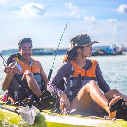 Guided Kayak Fishing Tour/Lesson along Pulau Ubin