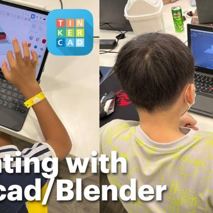 3D Printing with Tinkercad/Blender (Ages 7 – 19)