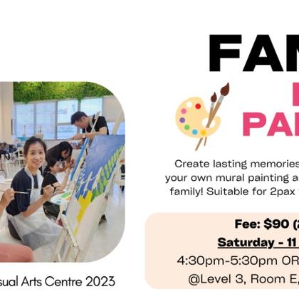 Family Group Mural Painting