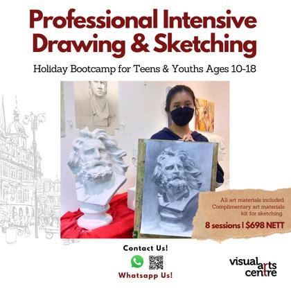 Art Exploration for Youths -- Holiday Drawing and Sketching Bootcamp 8 sessions