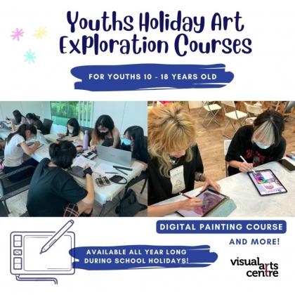 Youth (10-18YO) Holiday Classes - Introduction to Digital Drawing and Painting Bootcamp 5 Sessions $698nett