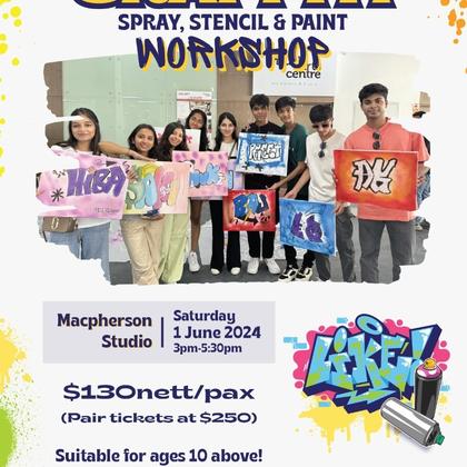 Graffiti Spray, Stencil & Paint Workshop
