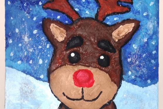 Magical Christmas: Canvas Mask Art Class (ages 4 to 12)