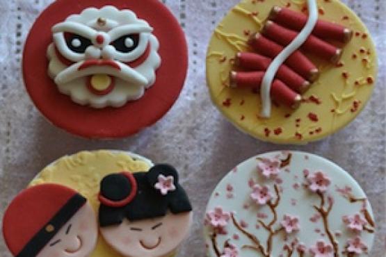 CNY Red Velvet Cupcakes