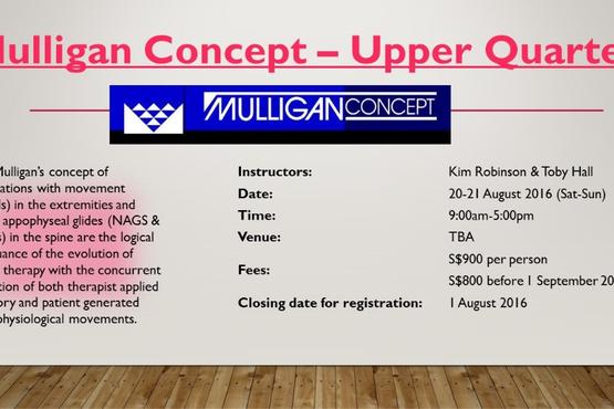 Mulligan Concept – Upper Quarter