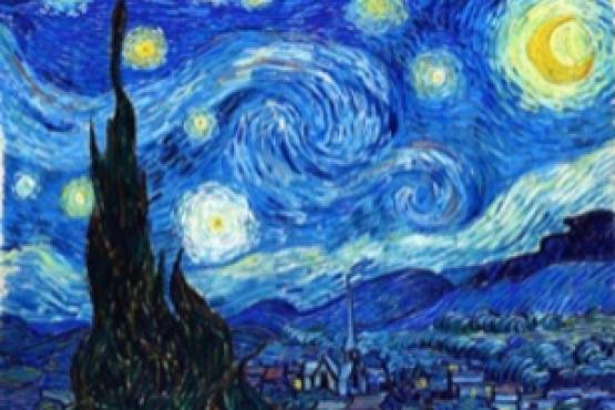 Starry Starry Night (Relief Painting)
