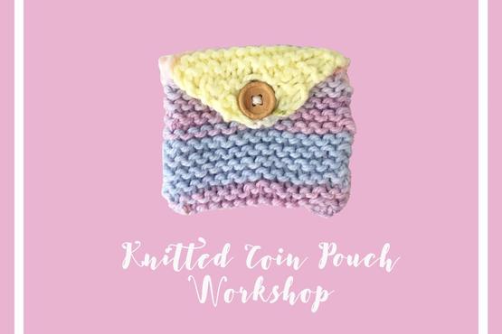 Craft For Kids - Knitted Coin Pouch