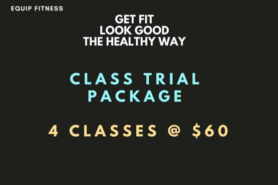 Class Trial Package – 4 classes