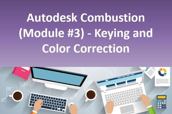 Autodesk Combustion (Module #3) - Keying and Color Correction