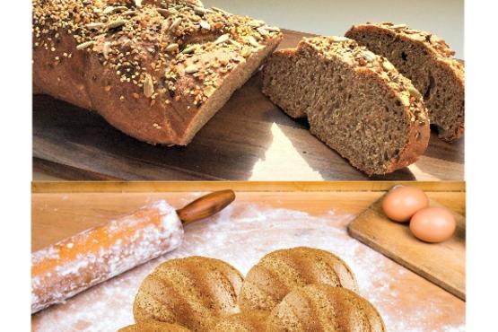 Rye Bread and Oat-Flax Dinner Rolls
