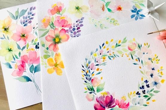 Floral Watercolour for Beginners (all quality materials + refreshment provided)