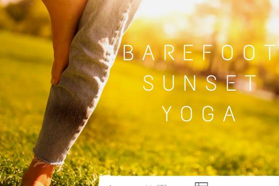 Barefoot Sunset Yoga at Funan Rooftop