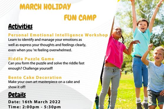 March Holiday 3-In-1 Fun Camp (Age 8-12)