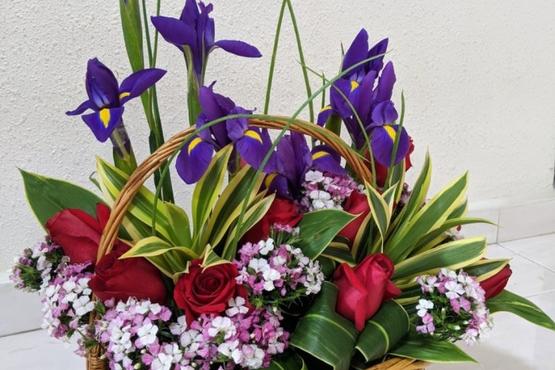 Creative Basket Floral Arrangement