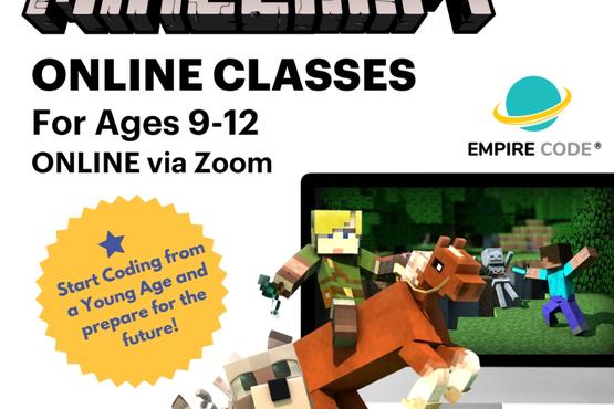 Minecraft Coding & Game Design Classes. For Ages 9-12